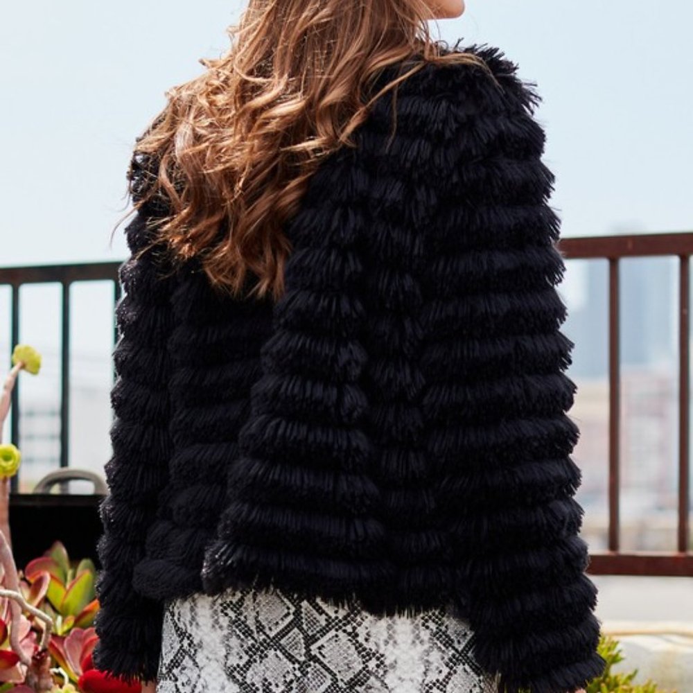 3 colors CHIC SHAG JACKET - Picture 5 of 16